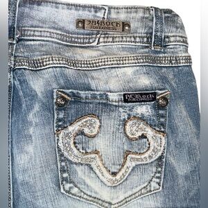 Express Rerock destroyed jeans / boot cut / size 12